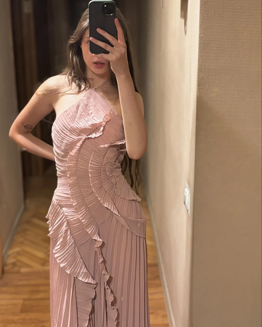 Ruffa volánkové tylové šaty