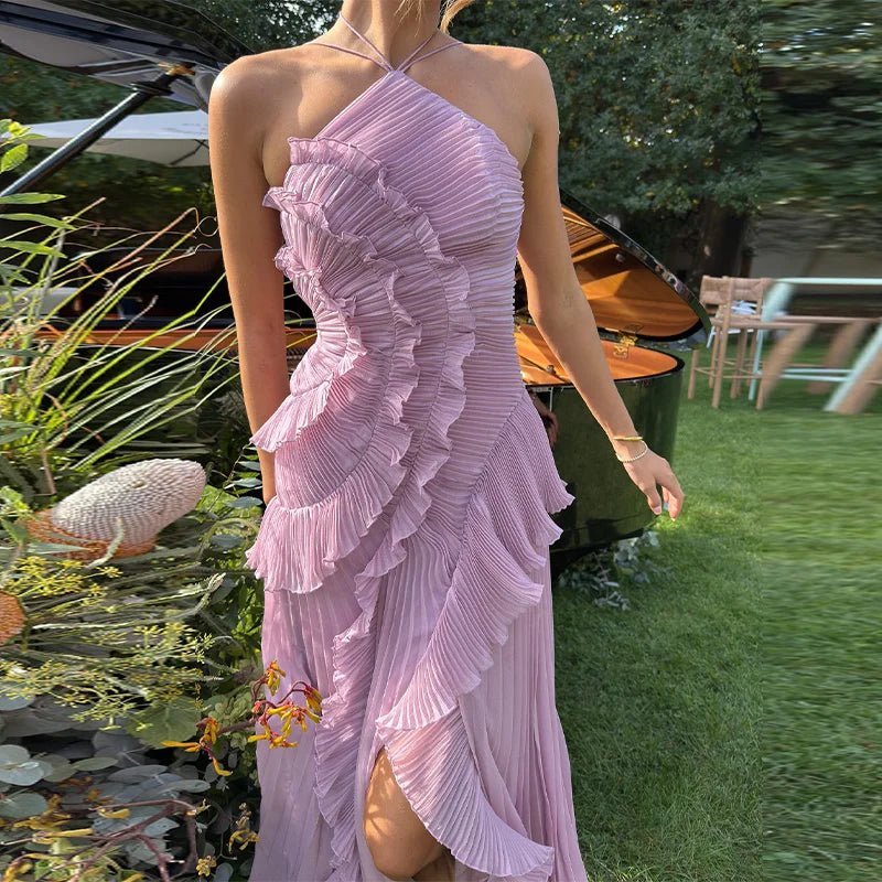Ruffa volánkové tylové šaty