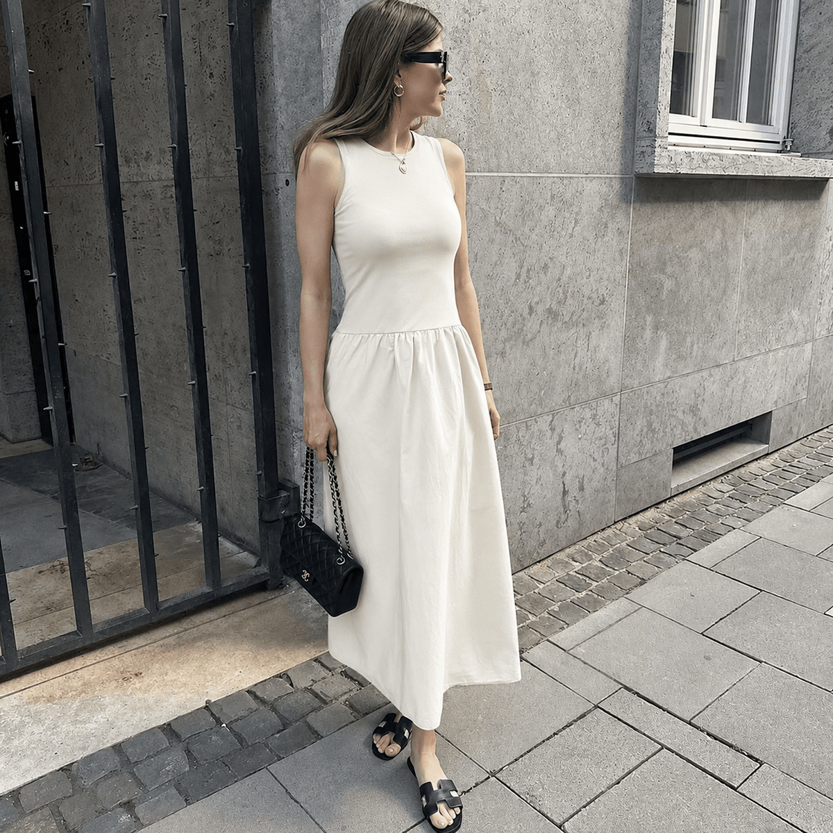 Shirley letní šaty bez rukávů