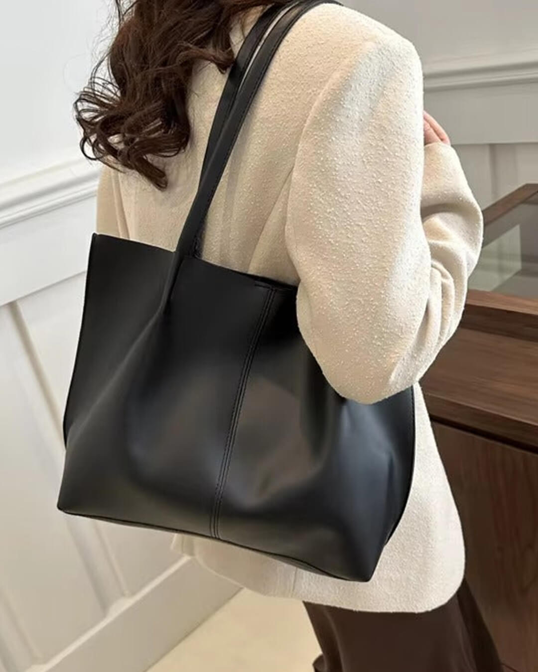 Calista kabelka z umělé kůže shopper