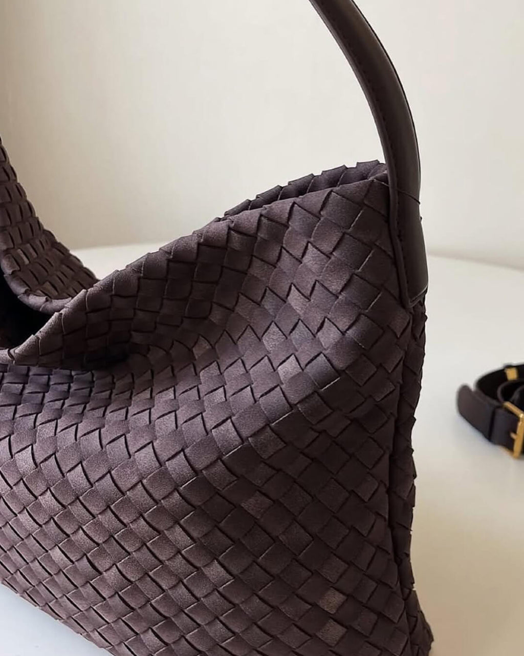 Marceline semišová shopper taška