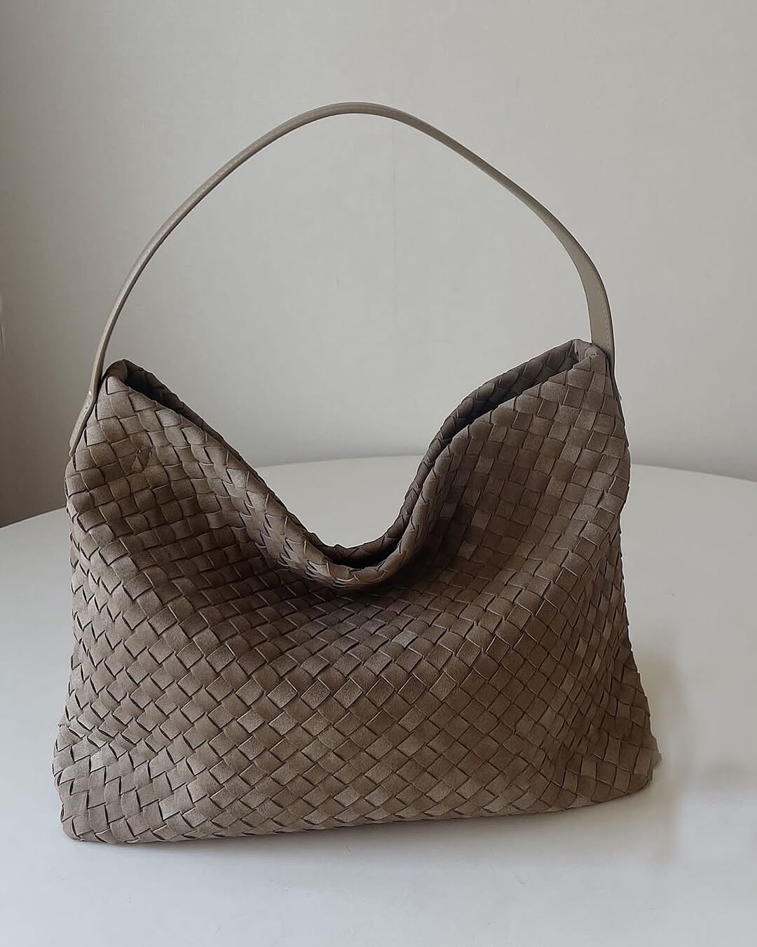 Marceline semišová shopper taška