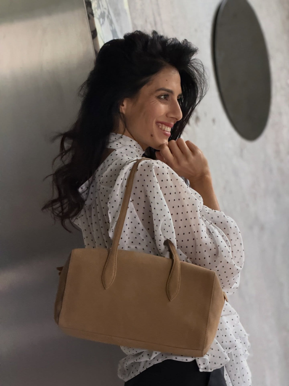 Elena veganská kožená kabelka tote
