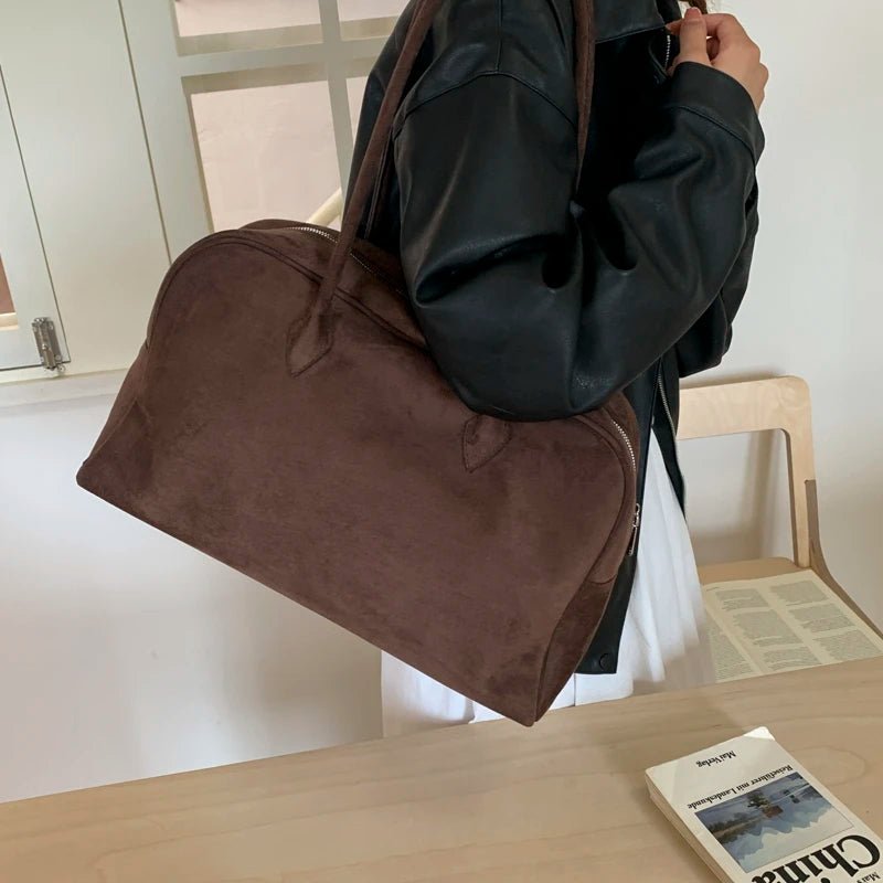 Sandra semišová tote kabelka