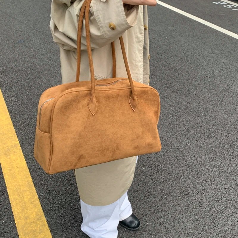 Sandra semišová tote kabelka
