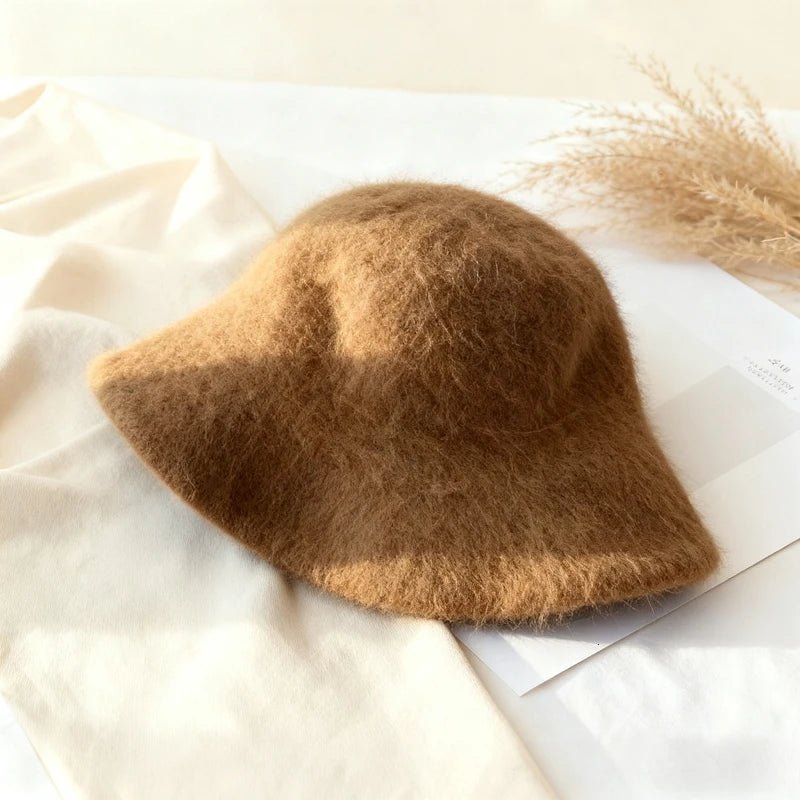 Kyla chlupatý klobouk typu bucket