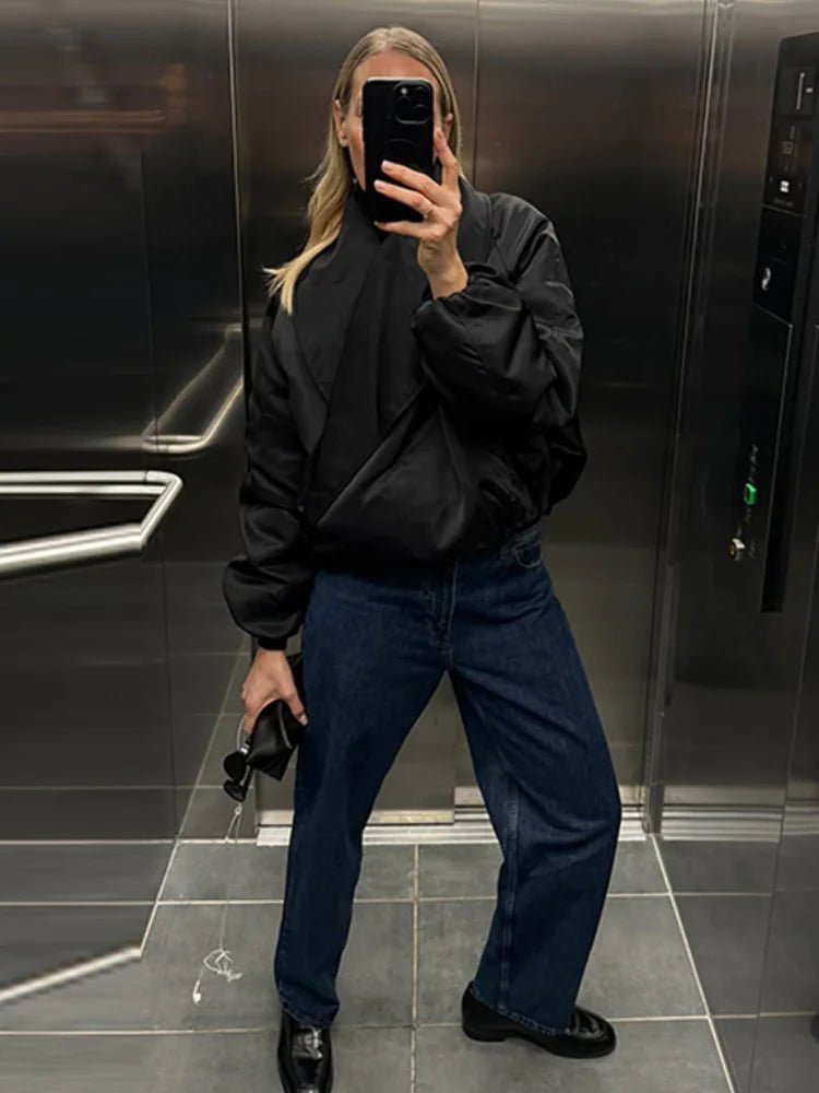 Oversized bomber bunda Carmen