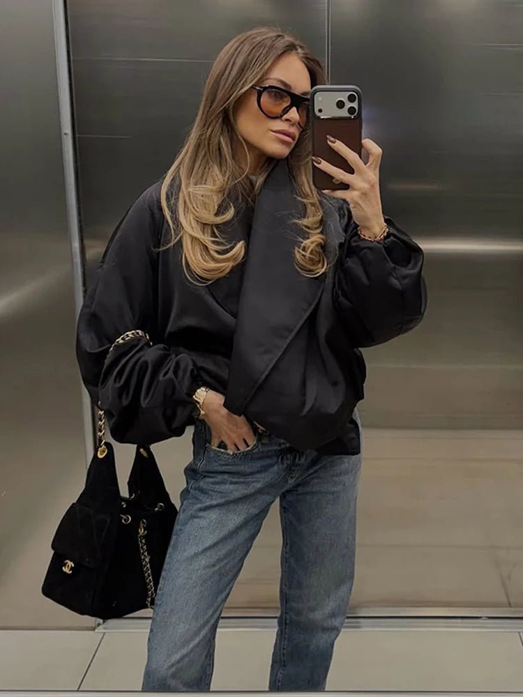 Oversized bomber bunda Carmen