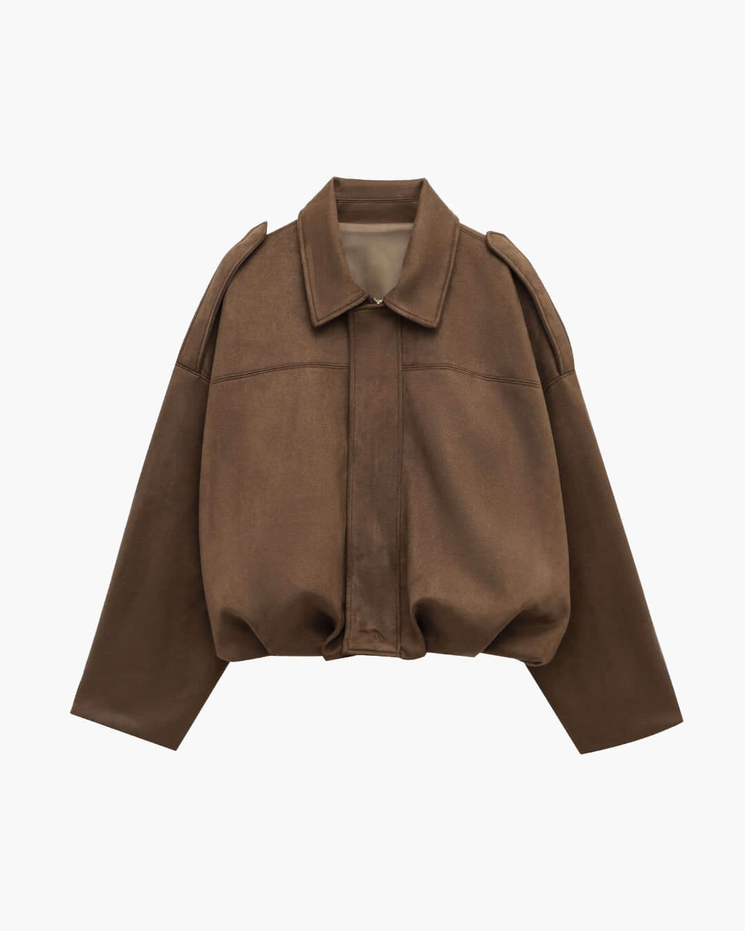 Constance bomber bunda z umělé semiše