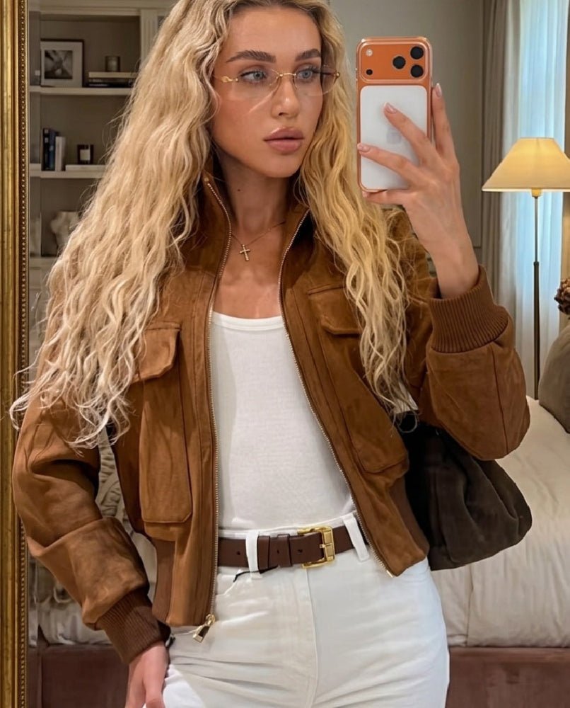 Esther krátká bomber bunda