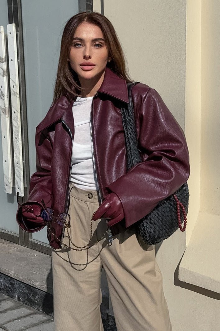 Ilona Bunda z Matné Umělé Kůže Moto