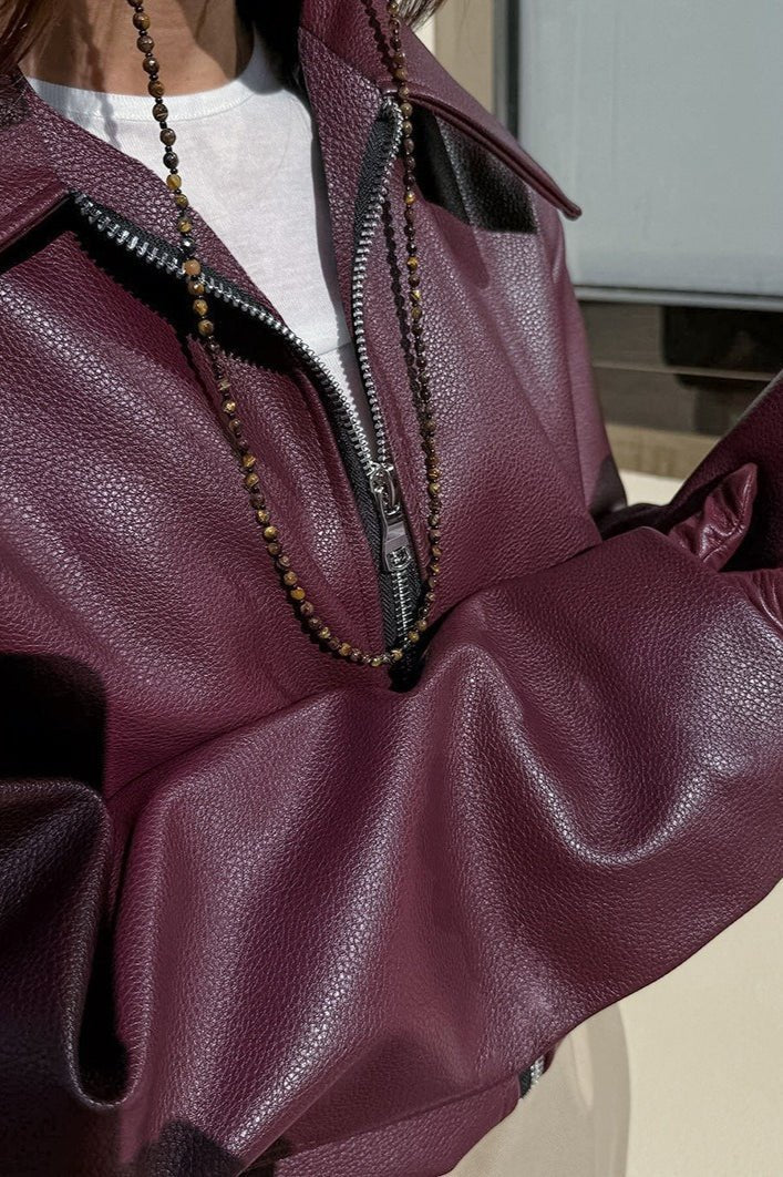 Ilona Bunda z Matné Umělé Kůže Moto