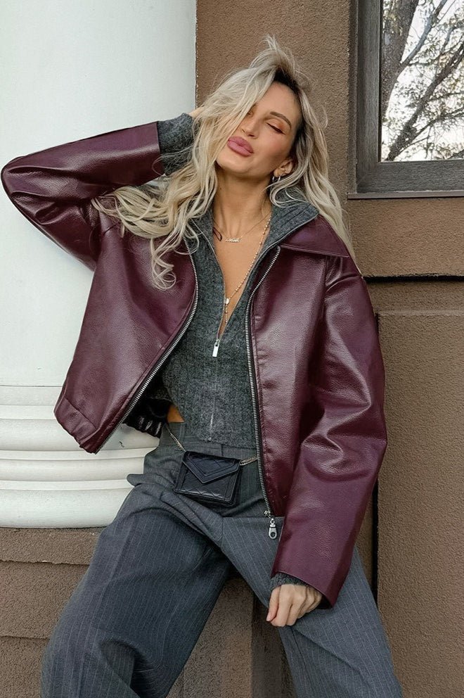Ilona Bunda z Matné Umělé Kůže Moto