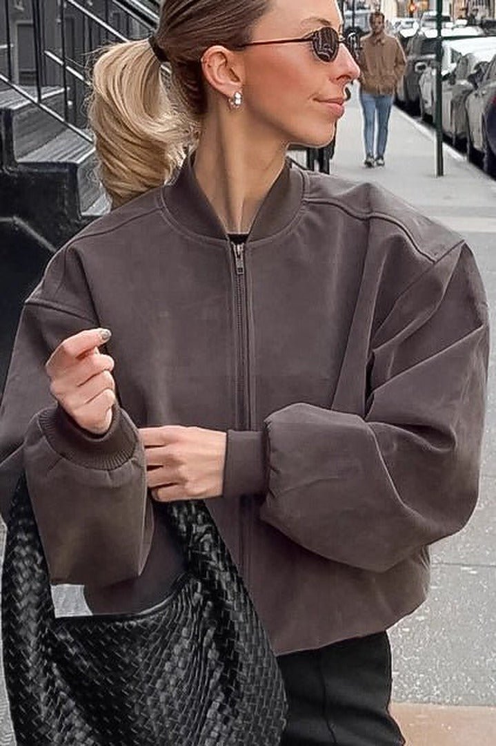 Ilse semišový bomber