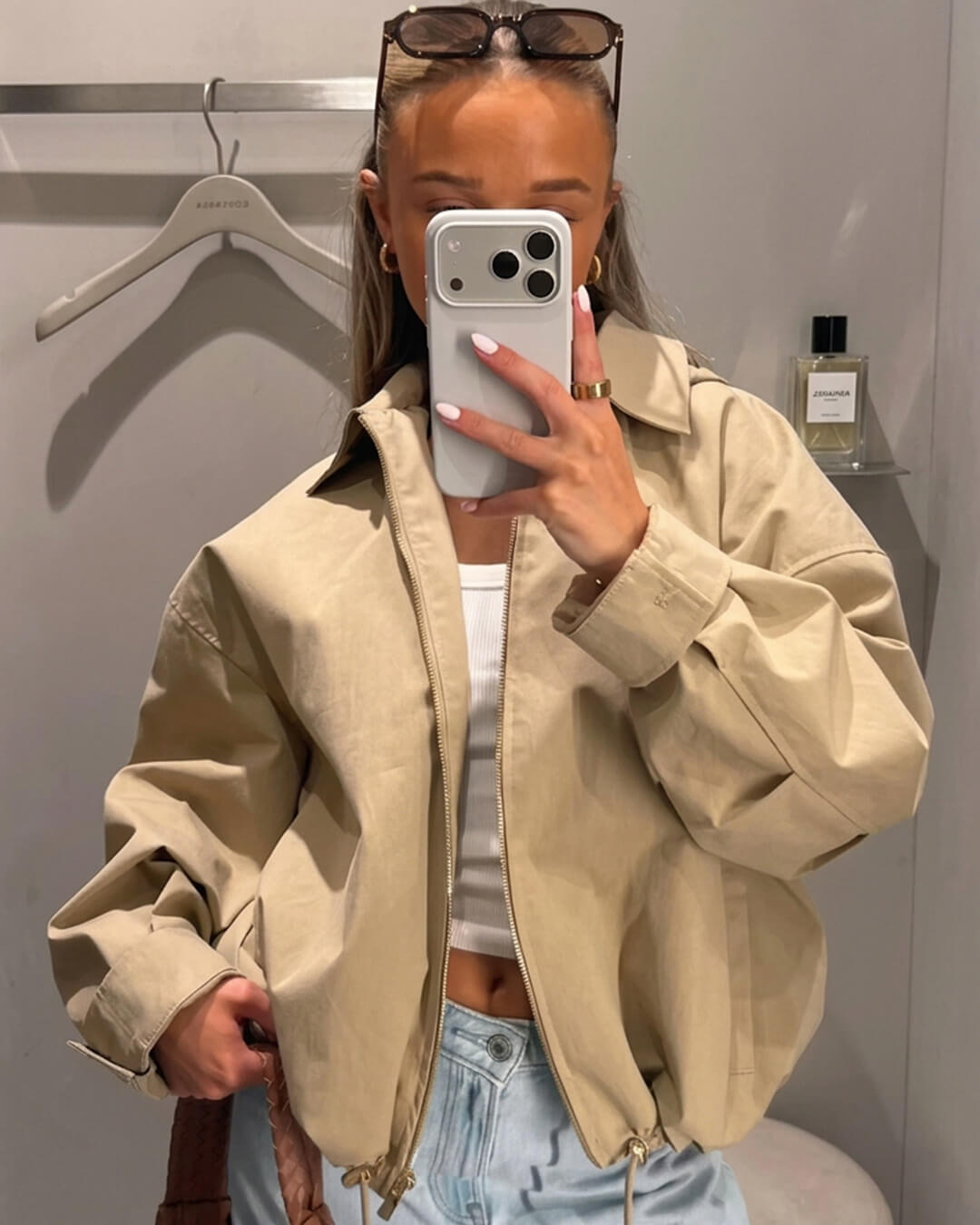 Julia kapucínová bunda na zip