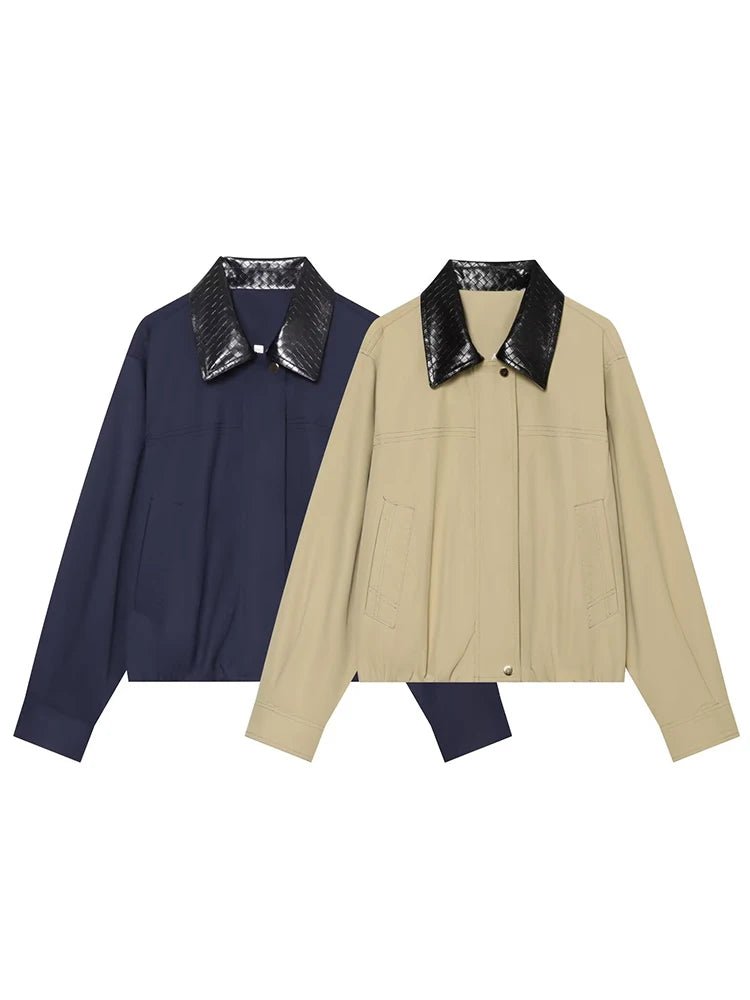 SOERA Linda bomber s kontrastním límcem