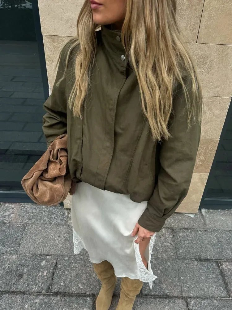Bunda Bomber Margot s páskem a přezkou