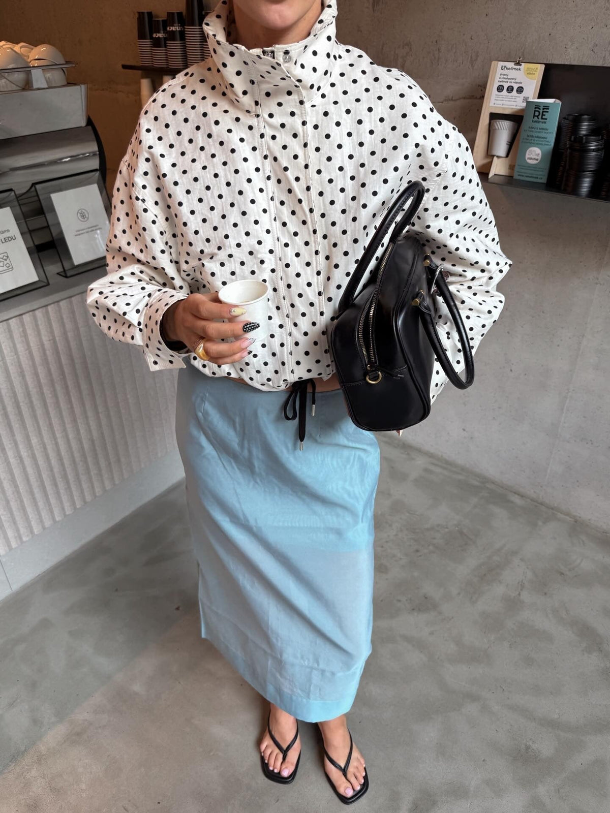 Mya Vintage Bunda s Puntíky
