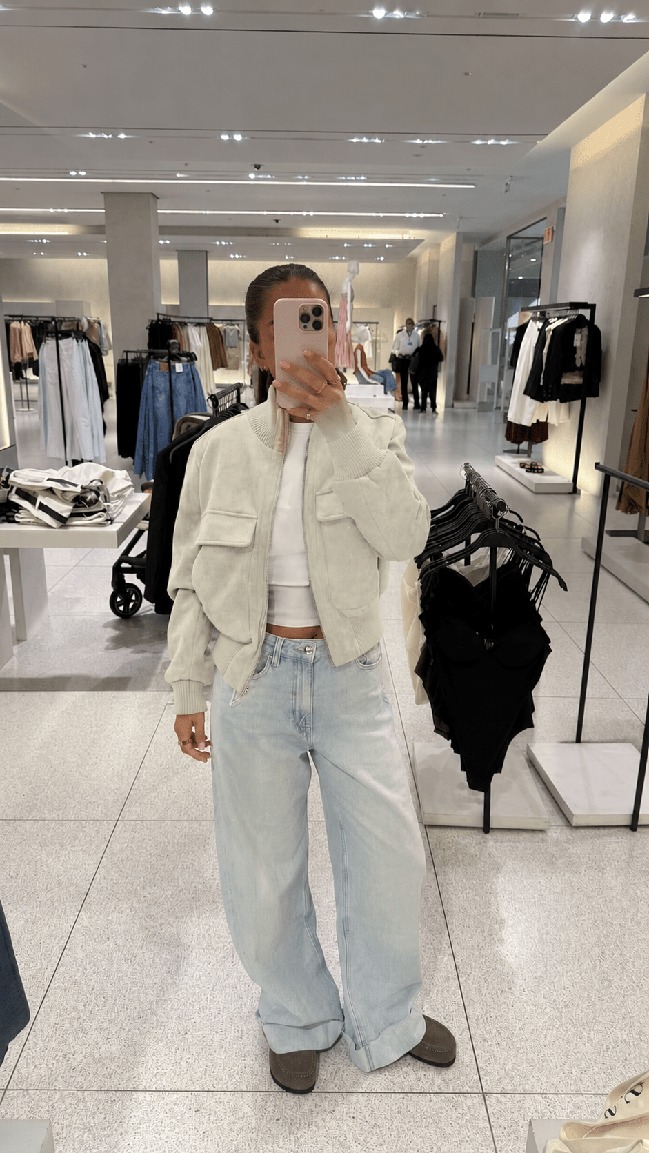 Natalie bomber bunda z umělého semiše - čeká na schválení