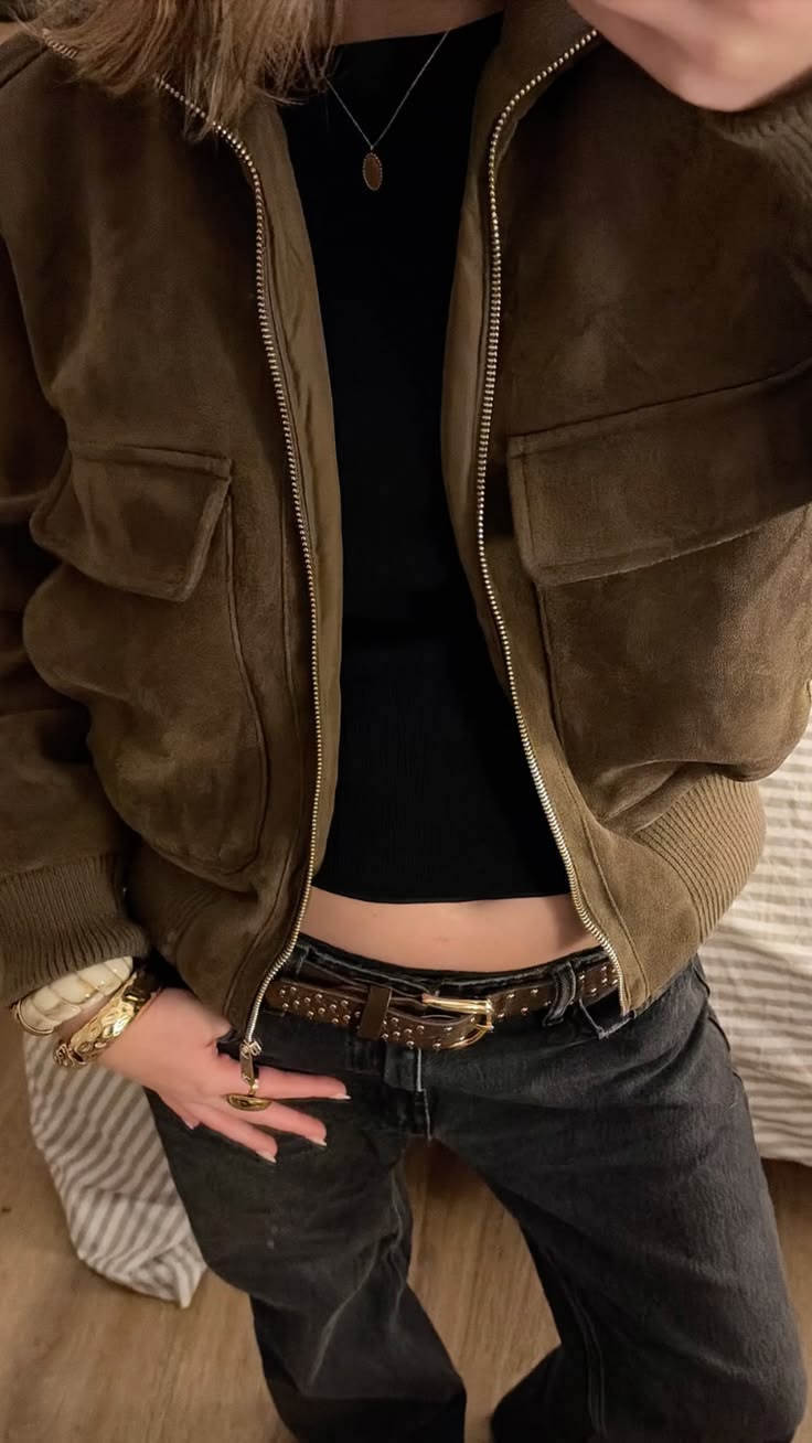 Natalie bomber bunda z umělého semiše - čeká na schválení