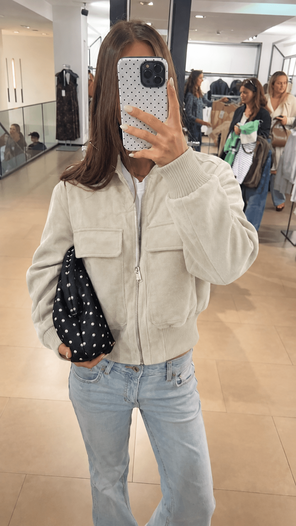 Natalie bomber bunda z umělého semiše - čeká na schválení