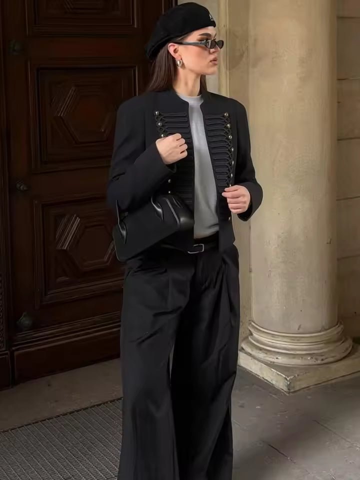 Nora vojenská Napoleon kožená bunda