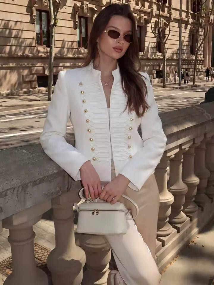 Nora vojenská Napoleon kožená bunda
