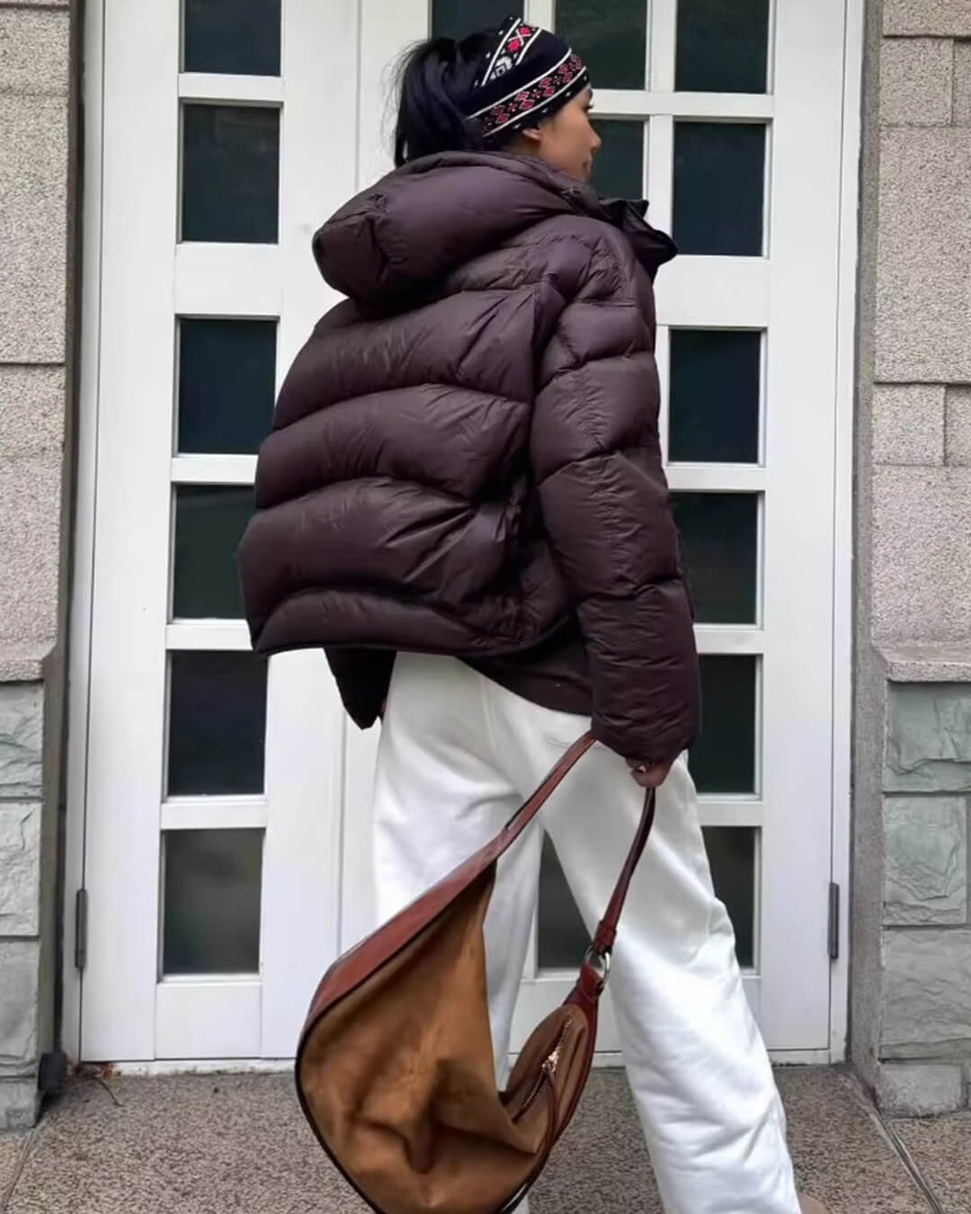 Alina prošívaná bunda s kapucí