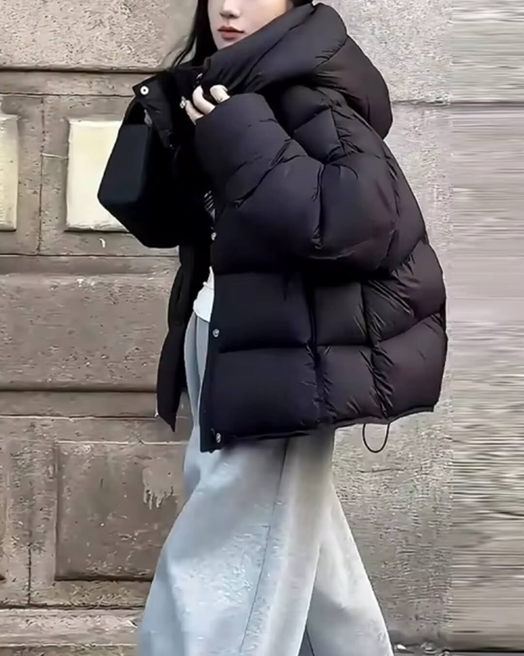 Alina prošívaná bunda s kapucí
