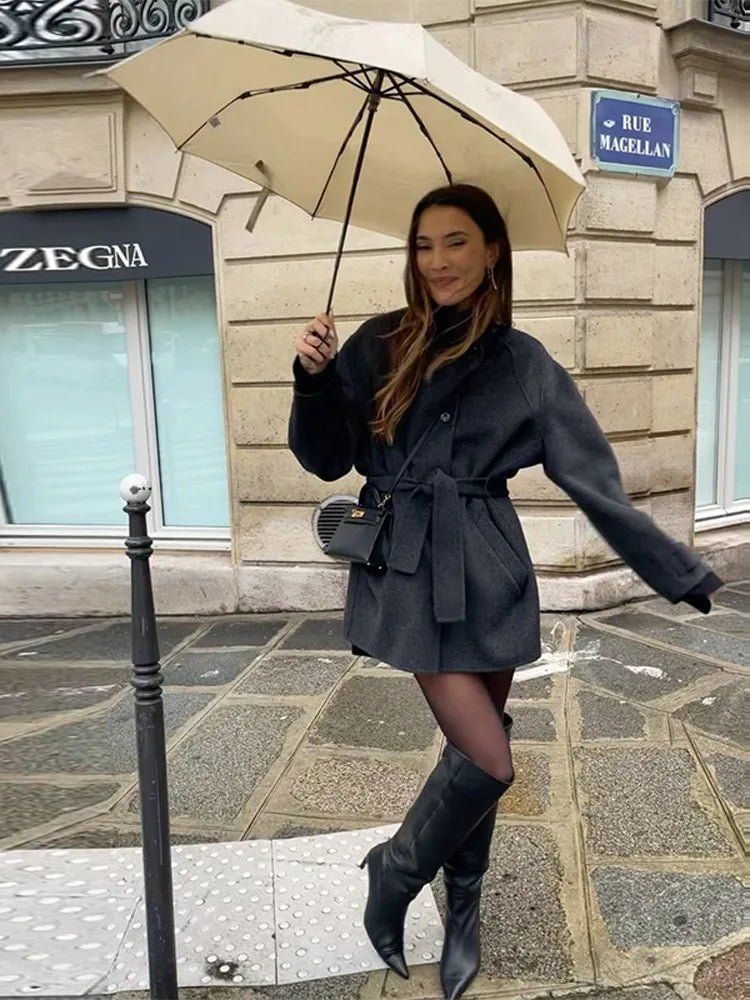 Ashley krátký kabát se stojáčkem