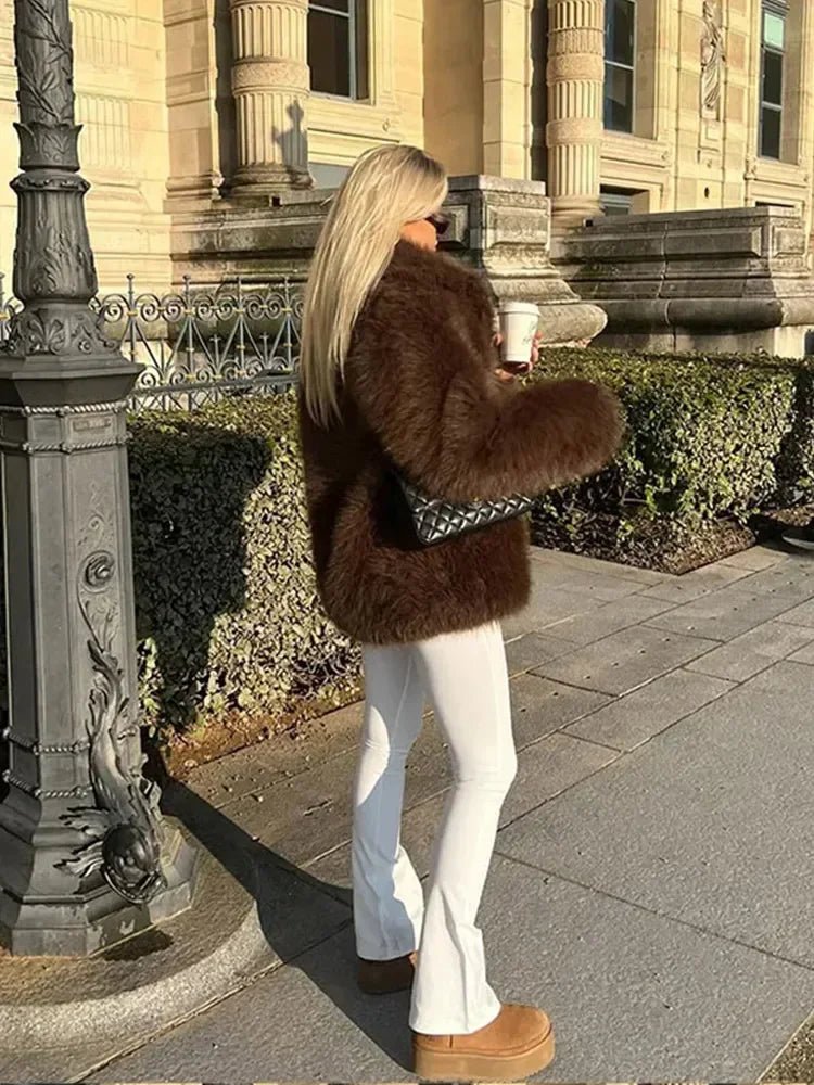 Audrey bunda z umělé kožešiny
