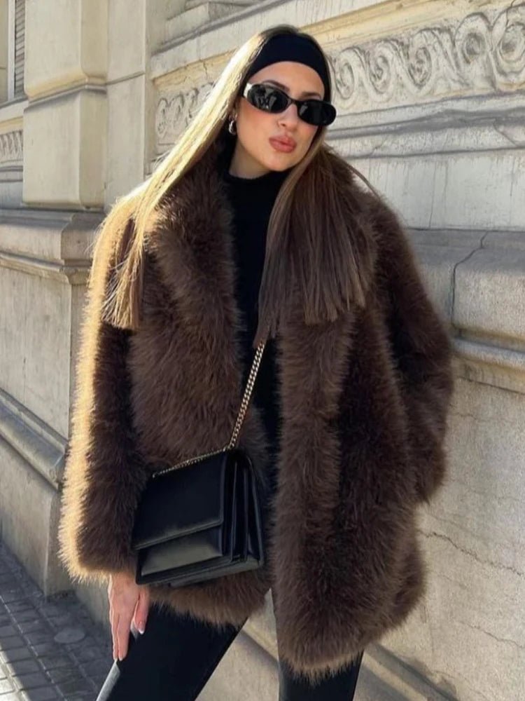 Audrey bunda z umělé kožešiny