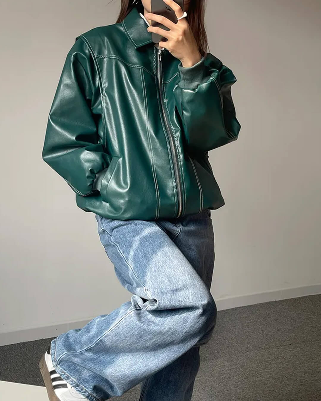 Marina zipová bomber bunda