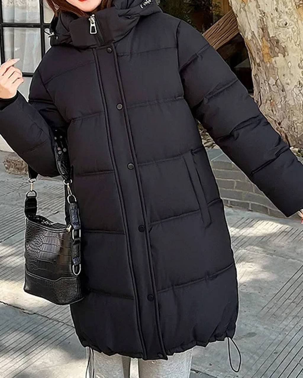 Carlyn parka bunda s kapucí
