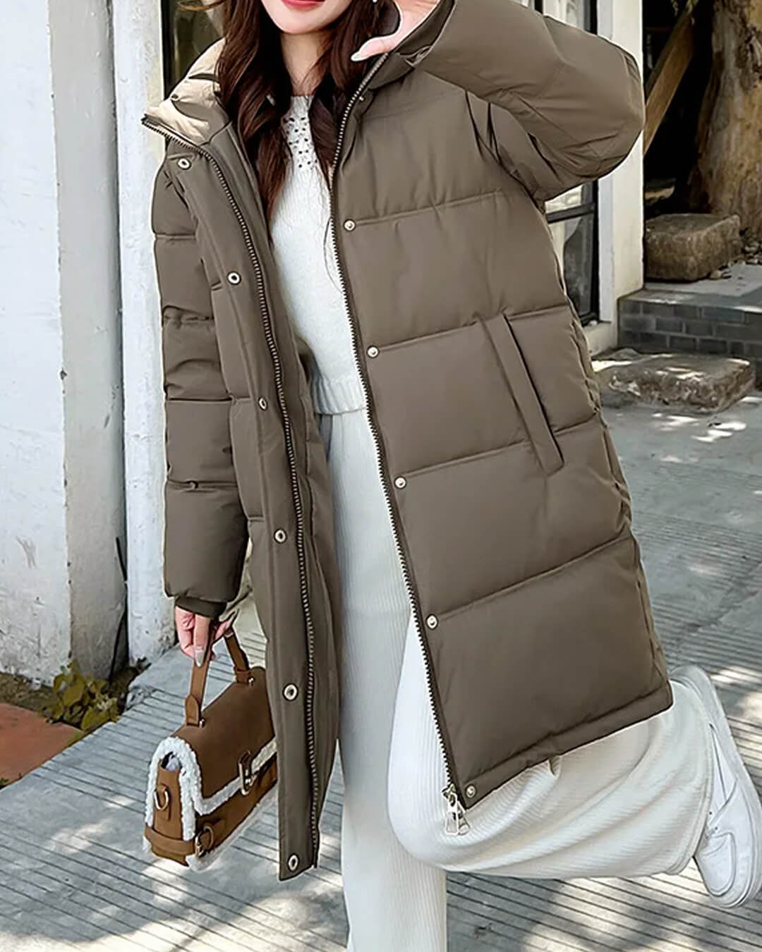 Carlyn parka bunda s kapucí