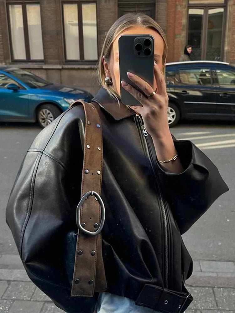 Georgia veganská kožená bunda