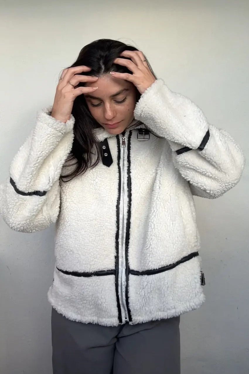 Bouclé bomber bunda Chantal