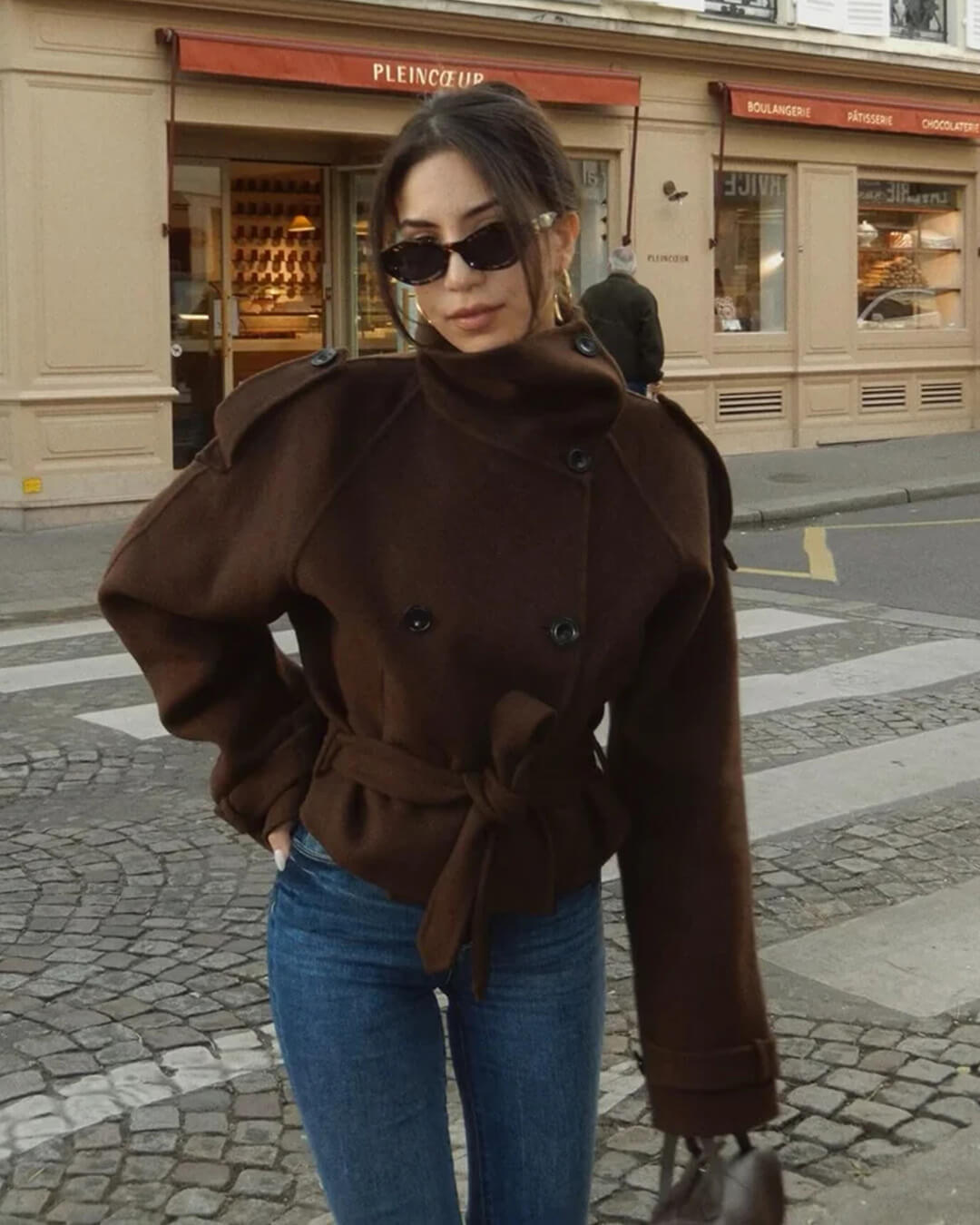 Debbie krátký trenčkot se stojáčkem