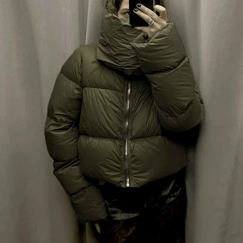 Dámská prošívaná bunda s límcem Donna