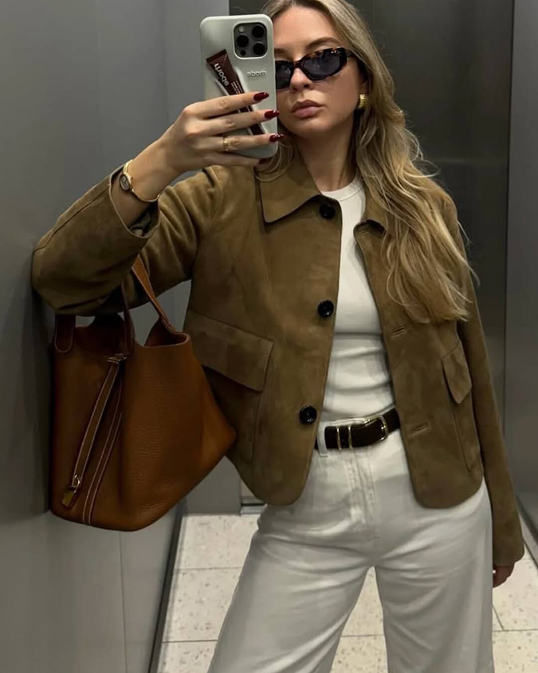 Elara semišová bunda