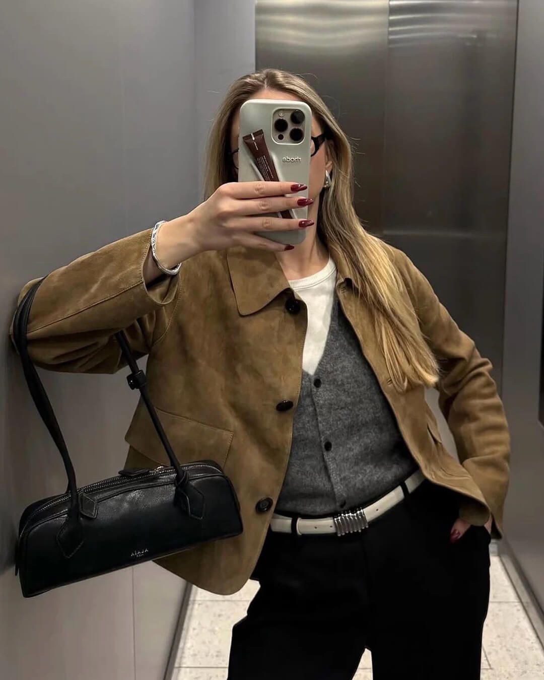 Elara semišová bunda