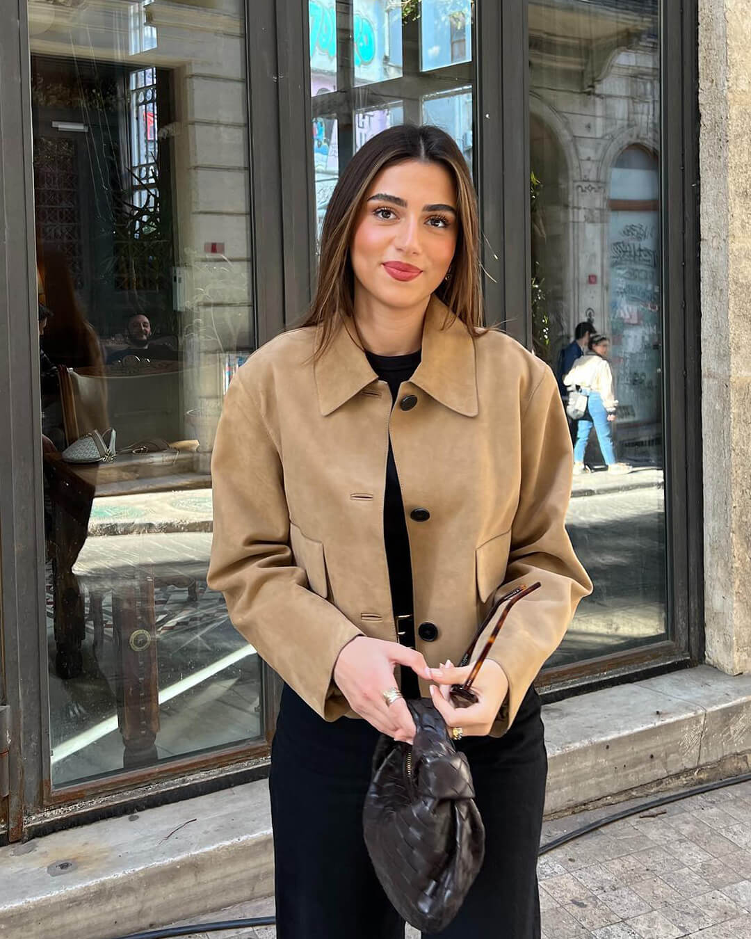 Elara semišová bunda