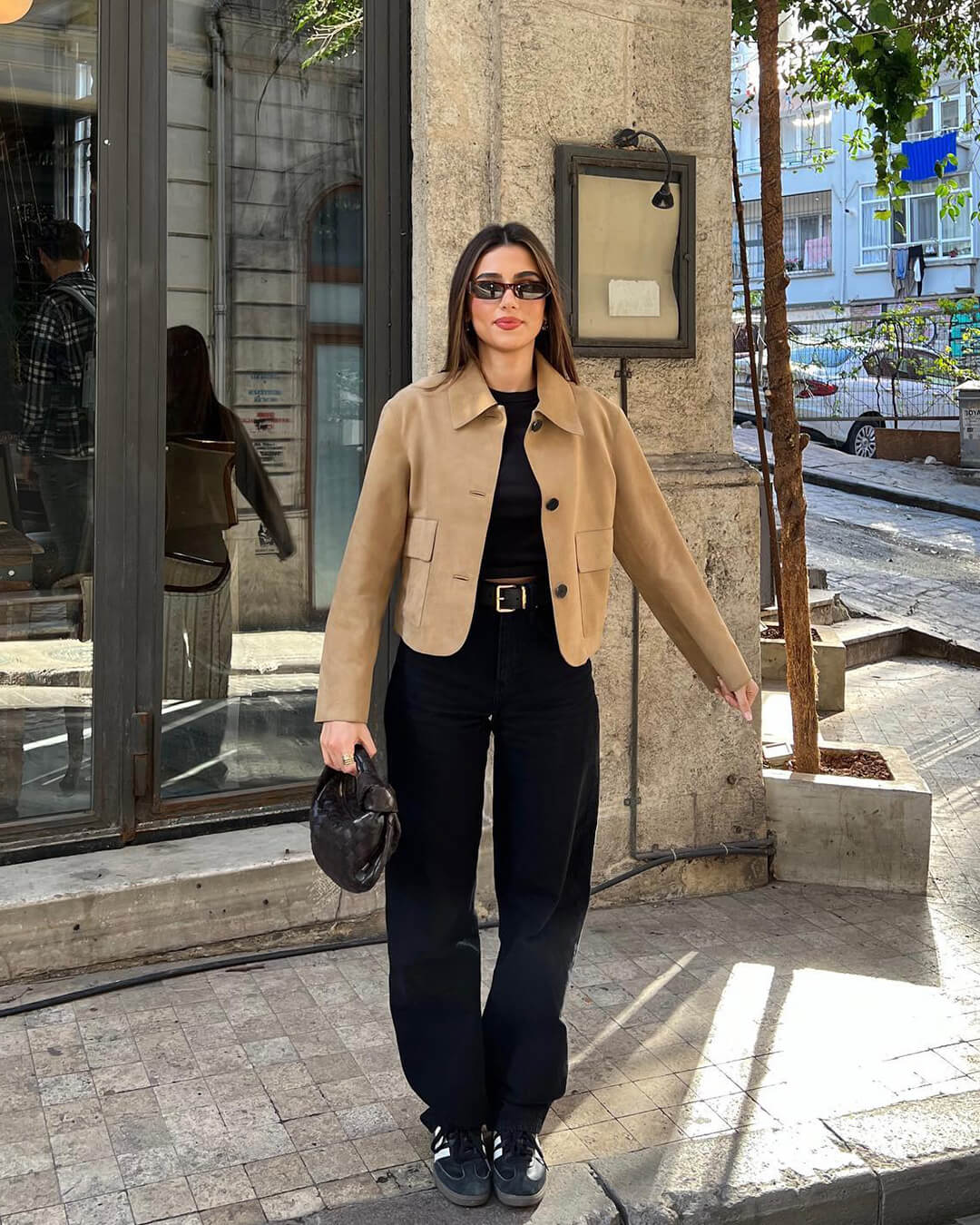 Elara semišová bunda