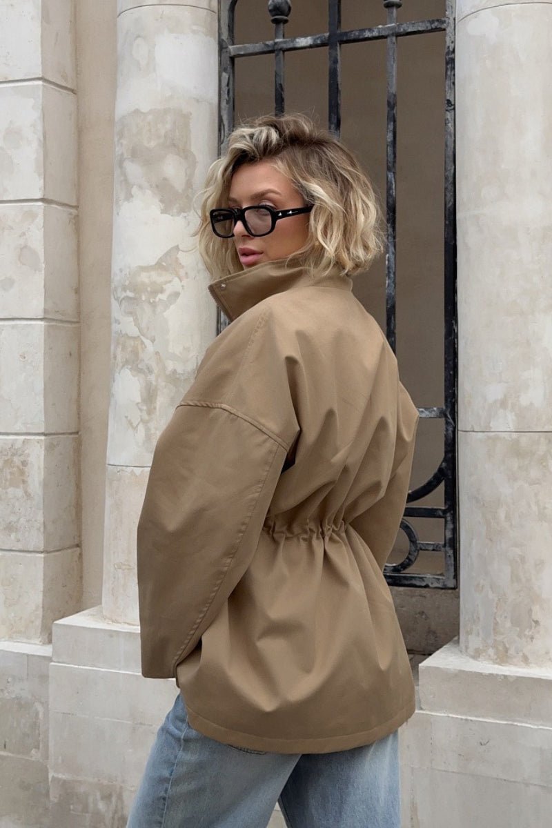 Eva trenčkot se stahovací šňůrkou