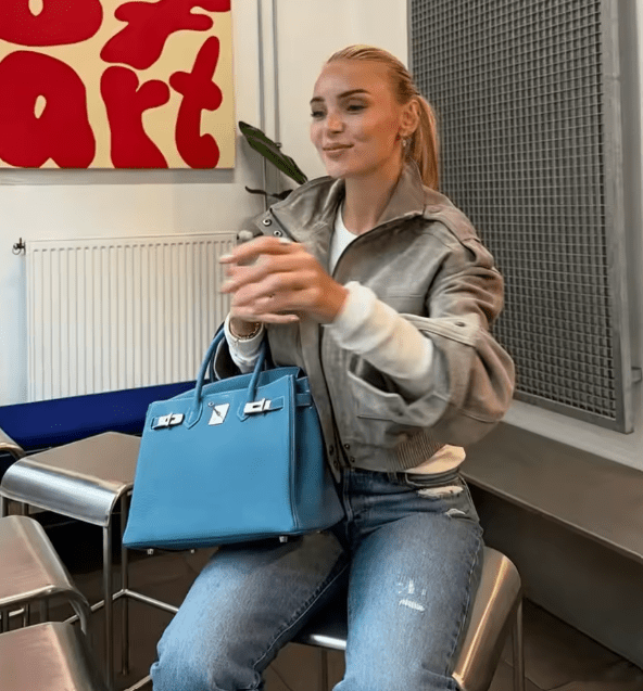 Evelyn bunda z umělého semiše, zkrácená
