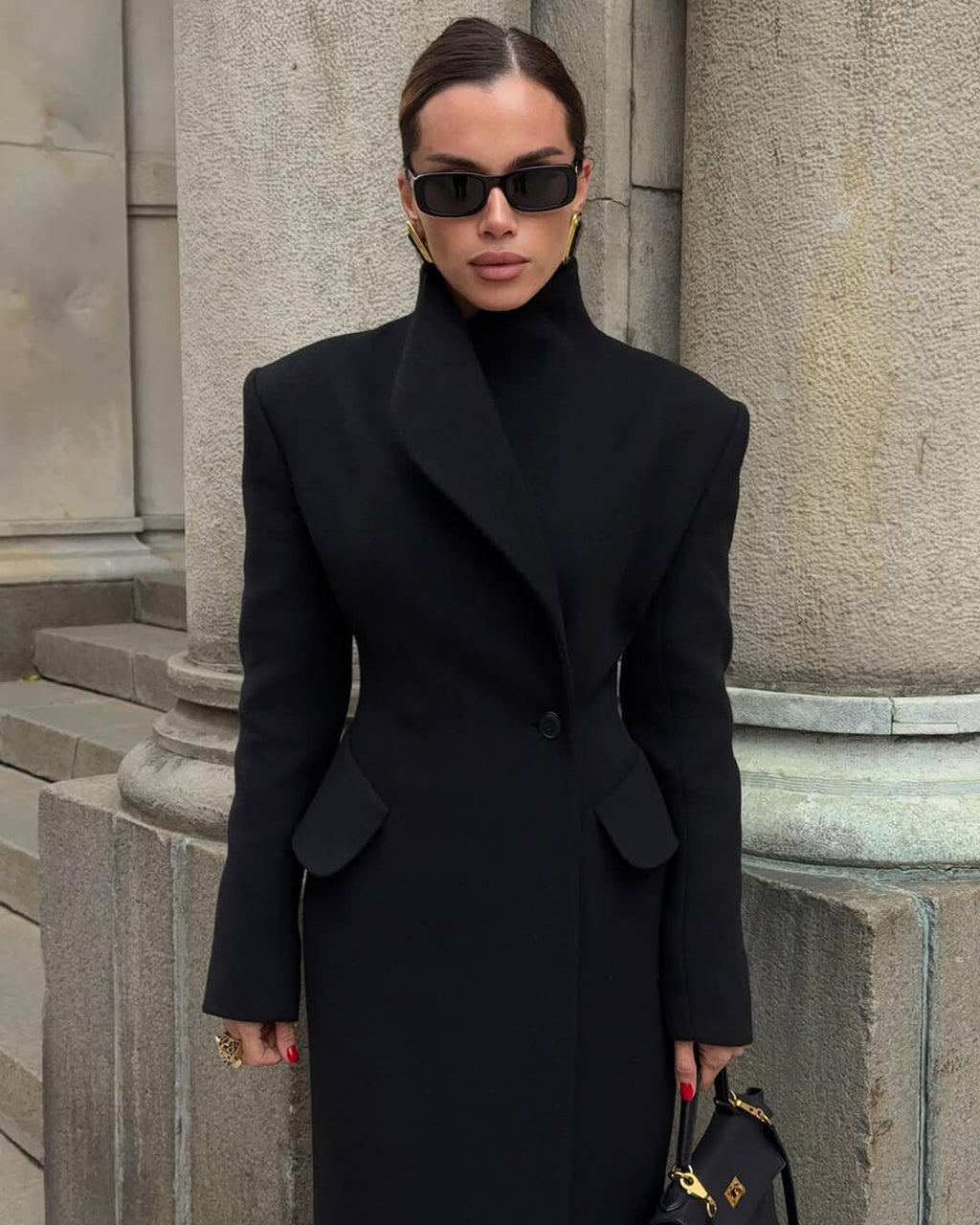 Genevieve dámský maxi kabát na míru