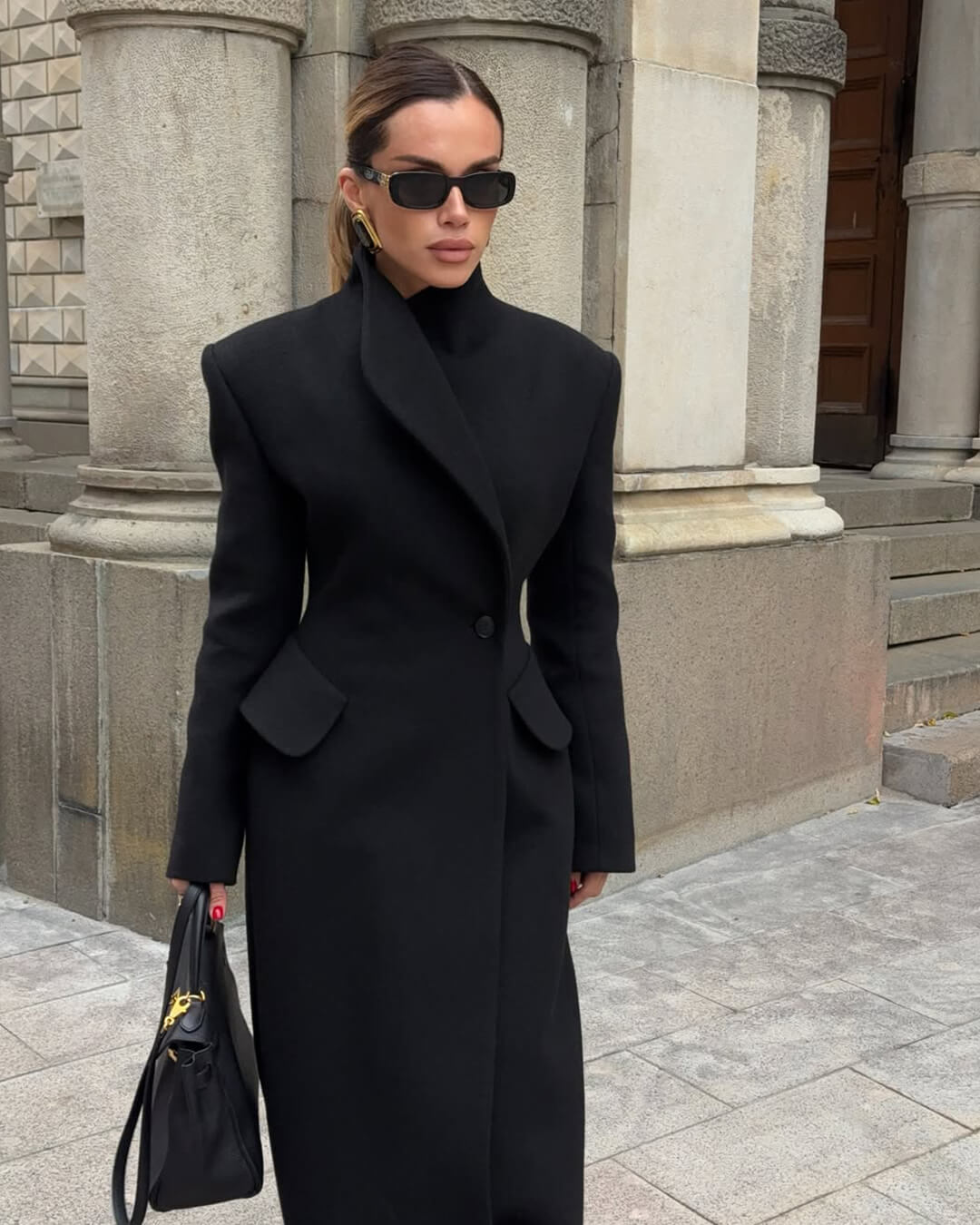 Genevieve dámský maxi kabát na míru