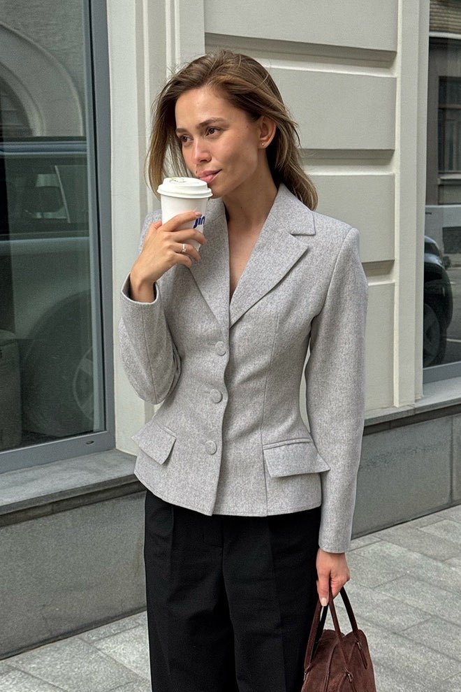 Geraldine dámské sako v retro stylu s úzkým střihem