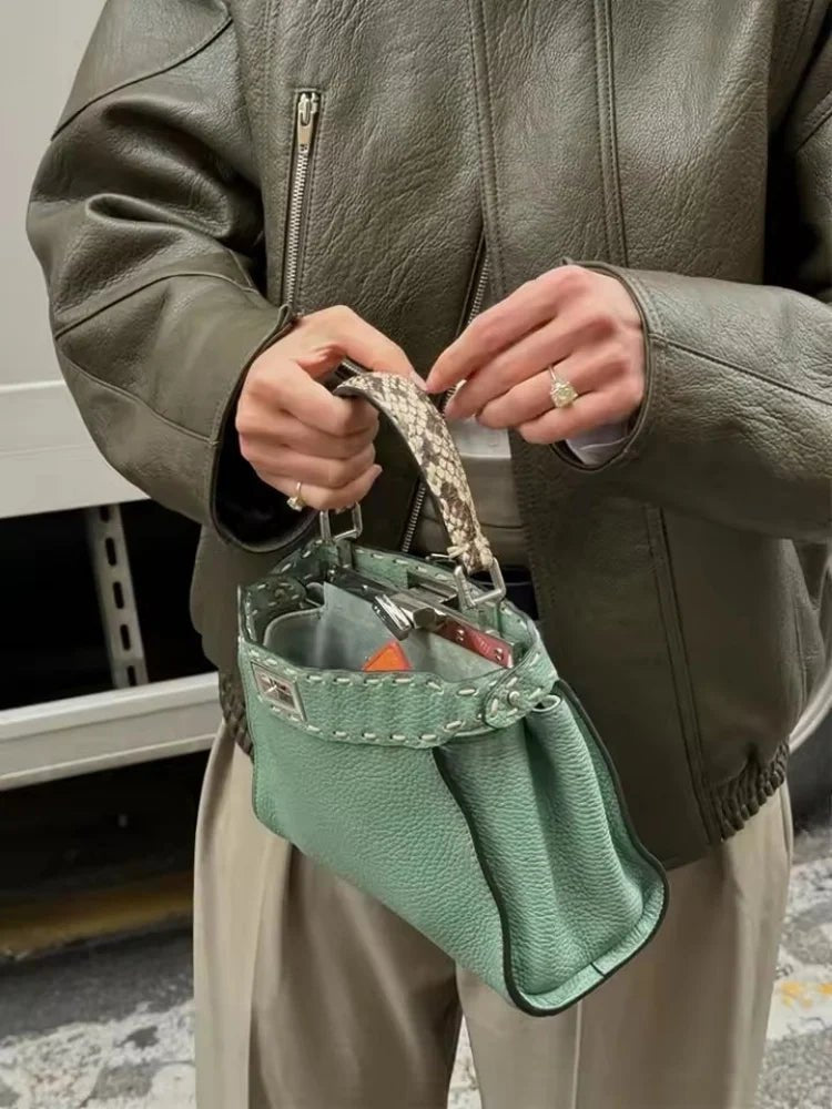 Gina bomber bunda z eko kůže