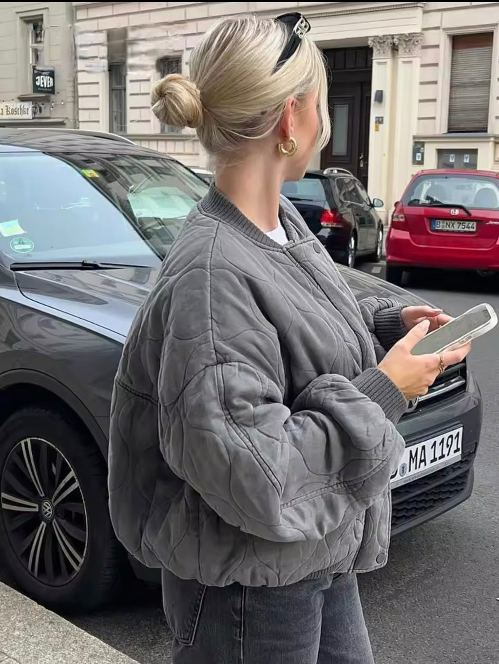 Janella vatovaná bomber bunda